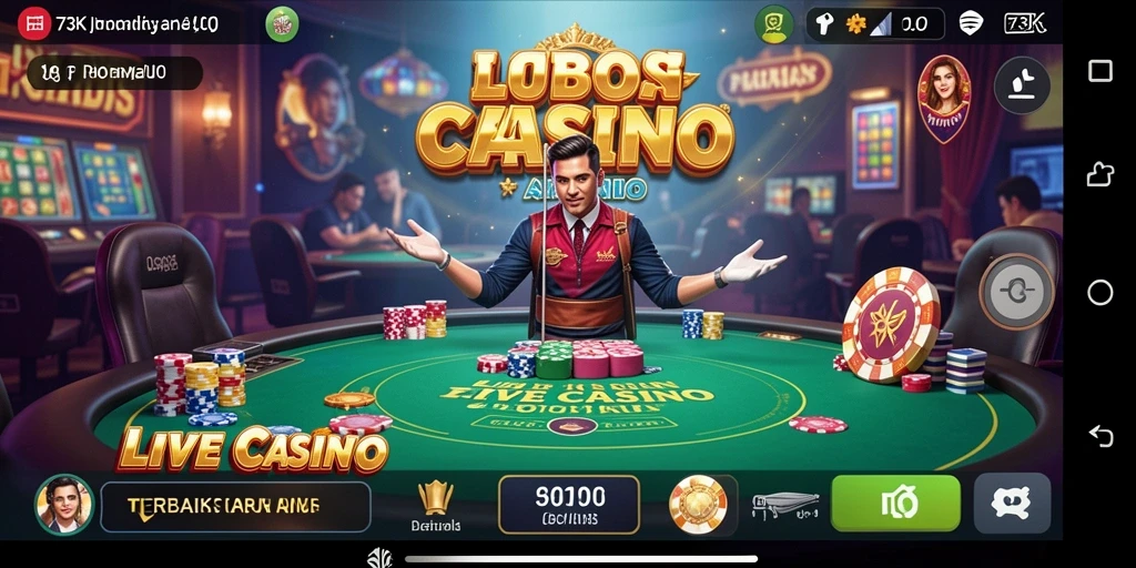 Tampilan gameplay menarik dari 73K Live Casino.