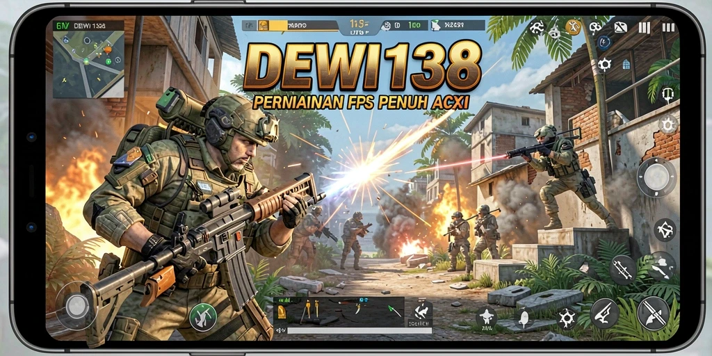 Tangkapan layar gameplay DEWI138 menampilkan aksi pertempuran yang mendebarkan.