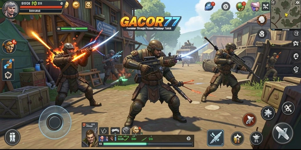 Tampilan gameplay GACOR77 yang menegangkan dan penuh strategi.