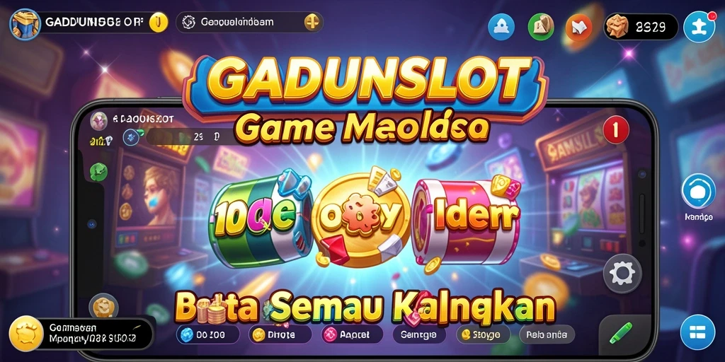Screenshot GADUNSLOT menampilkan gameplay Idle yang menarik dan menenangkan.