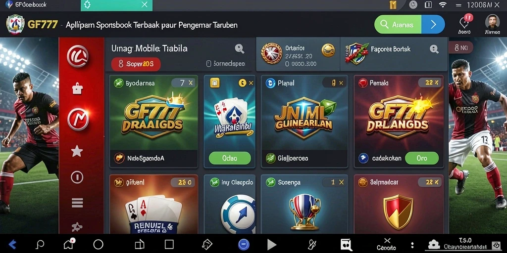 Tampilan screenshot GF777 menunjukkan aksi taruhan langsung yang mendebarkan.