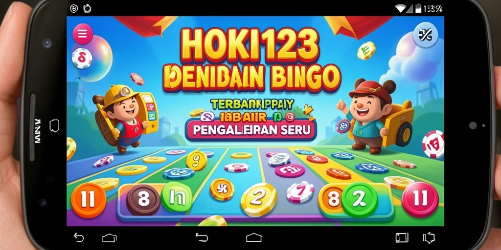 Tampilan gameplay seru di HOKI123 dengan suasana Bingo yang mendebarkan.