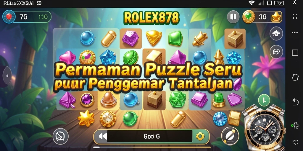 Tangkapan layar gameplay menampilkan tantangan Puzzle yang menarik.