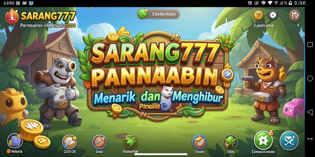 Tampilan menarik dari gameplay SARANG777 yang penuh warna.