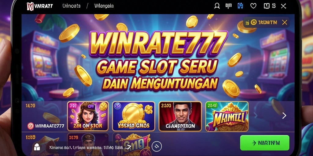 Screenshot gameplay menunjukkan keseruan bermain Slot di WINRATE777.